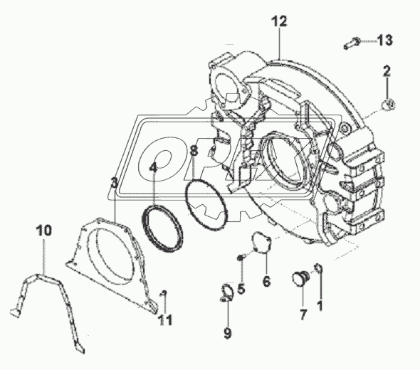 Flywheel Case Subassembly