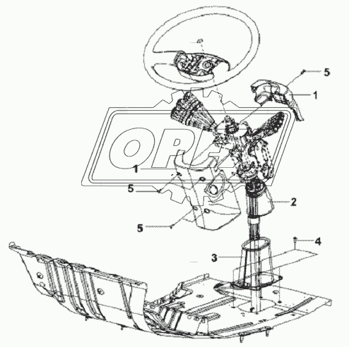 Steering Column Decoration Subassembly