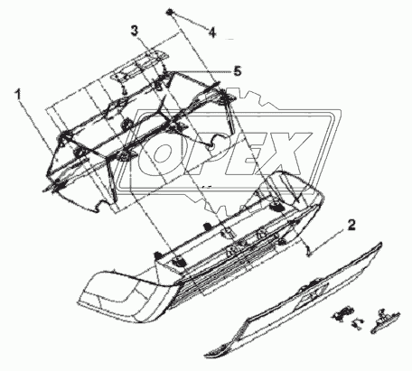 Top Cover Glove Box Subassembly