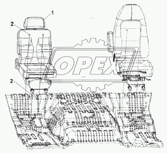 Passenger Seat Subassembly