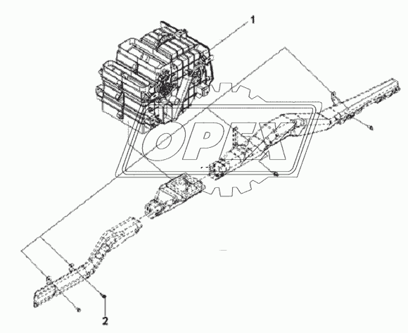 Warm Air Blower Subassembly