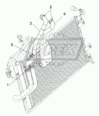 Warm Air Blower Pipeline Subassembly