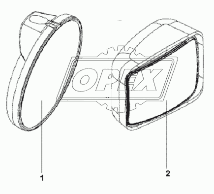 Lower Mirror Subassembly