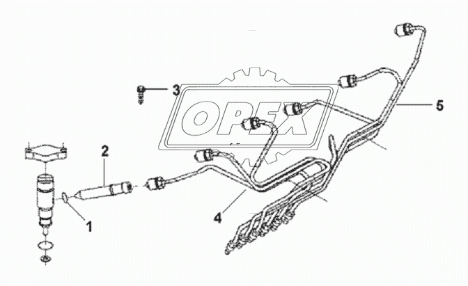Fuel Injector Pipeline Subassembly