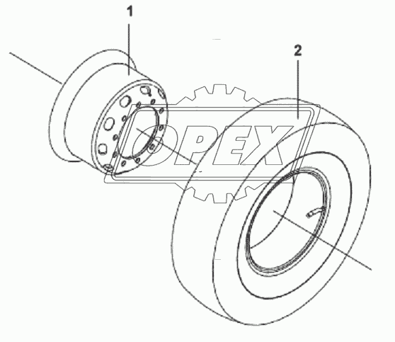 3101A-T2200 Колесо в сборе