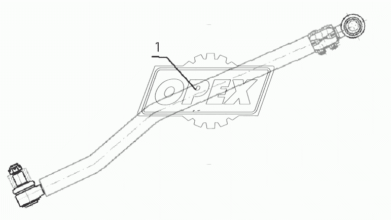 3412A-T1400 Продольная рулевая тяга