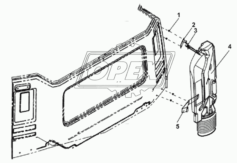 1109K-C0101 Труба воздухозаборная