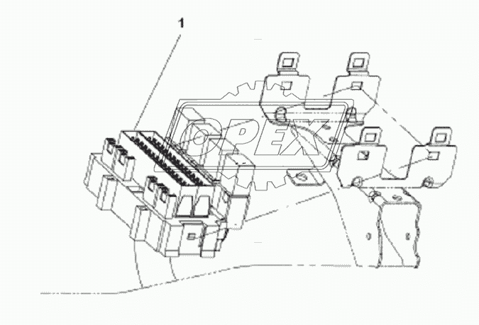 3722A-C0100 Блок предохранителей