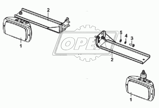 3732A-C0101 Передние противотуманные фары