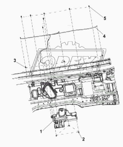 3747A-C0100 Омыватель лобового стекла