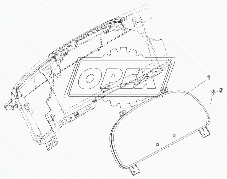 3800A-C0300 Комбинация приборов