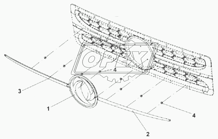 5000F-C0100 Передняя эмблема