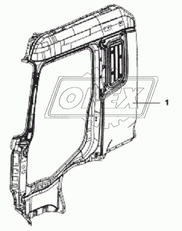 5401A-C0100 Левая боковина