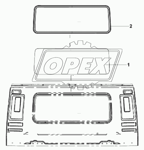 5603A-C0100 Заднее стекло