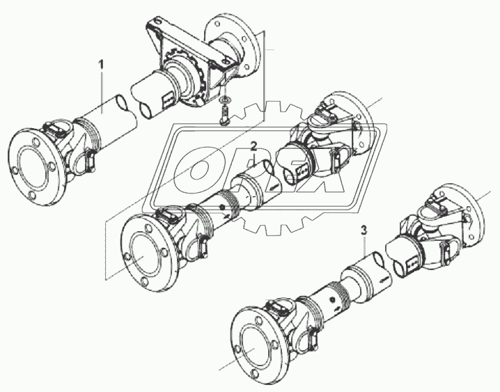 2201A-T2201 Карданные валы