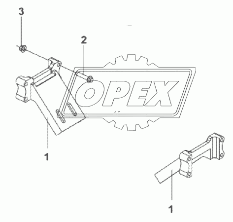 1001G-T0500 Кронштейн передней опоры двигателя