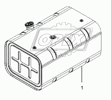 1101F-T0400 Топливный бак