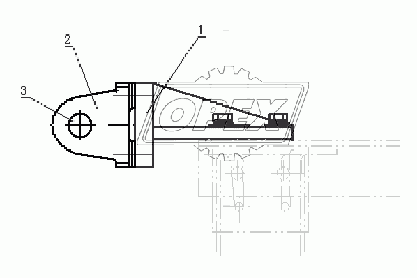 2806A5-26 Передняя буксирная петля