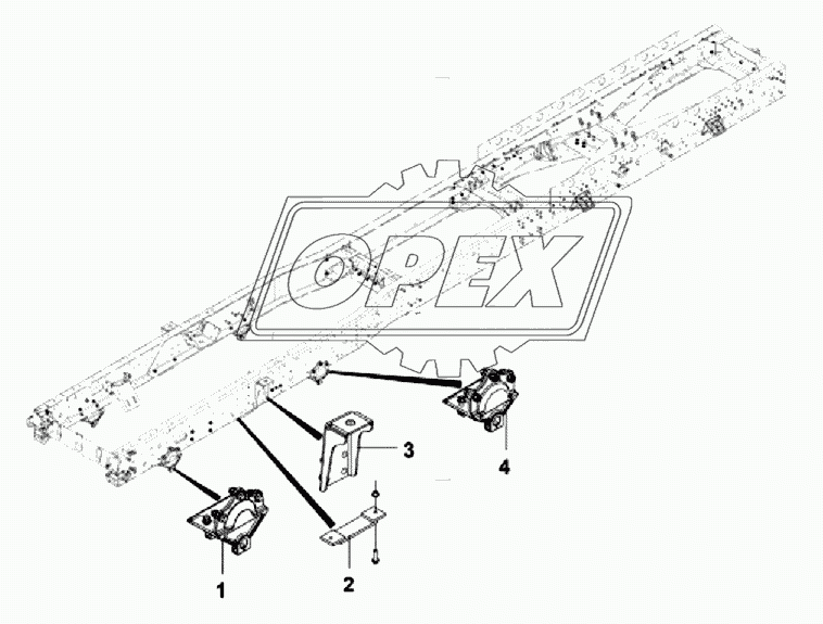 29G0A-T2200 Кронштейны передней подвески