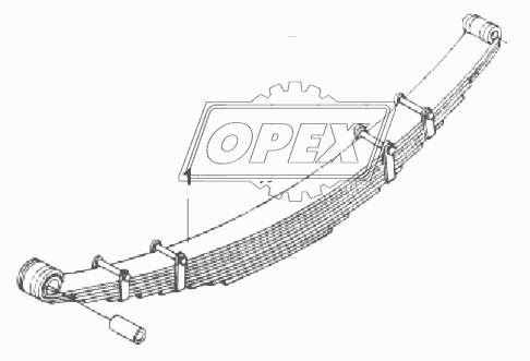 2912A-T1100 Передняя рессора