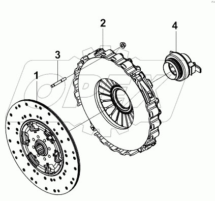 1601A-ZB7C0 Сцепление