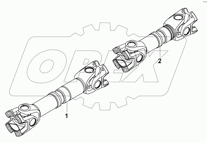 2201A-K21R2 Приводной вал
