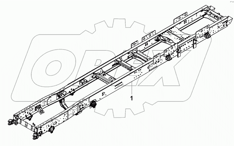 12300600 Рама и кронштейн в сборе