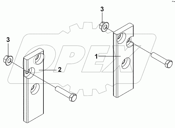 2904G-K2000 Группа бокового упора
