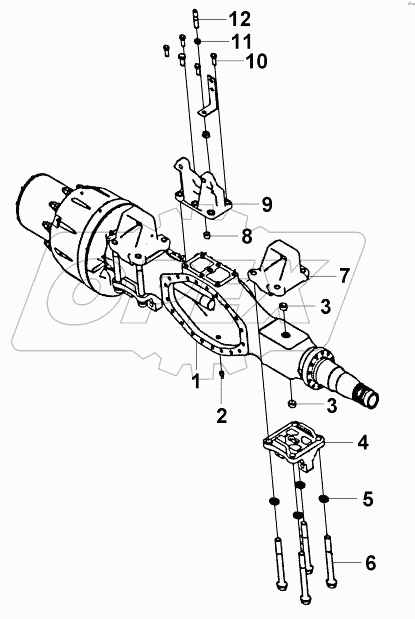 2400010-K20R4-02 Картер заднего моста