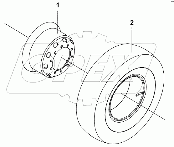 3101A-K2700 Колесо в сборе