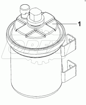 3410A-K3600 Компоненты бачка гидроусилителя руля