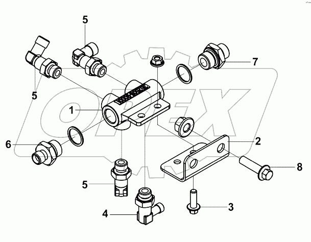 3525B-K21R1 Фитинг
