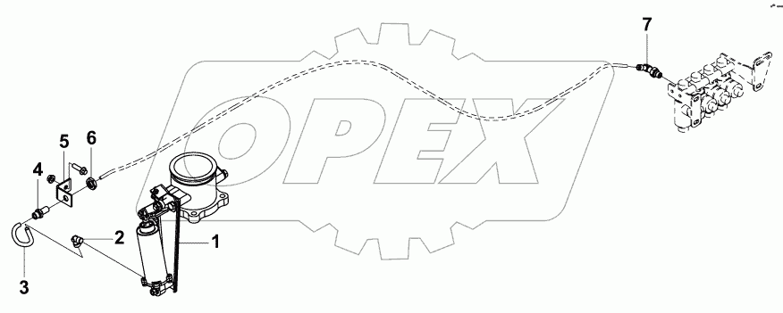3541A-K20K0 Комплект воздуховыпускного торможения