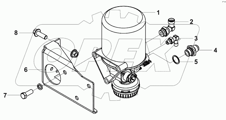 3543A-K21R0 Блок воздухоосушительной установки