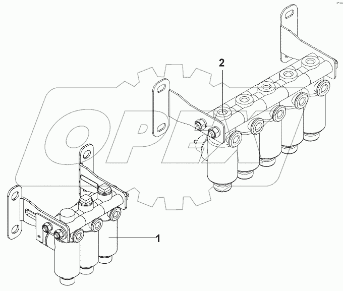 3754A-K18A1 Блок электромагнитных клапанов