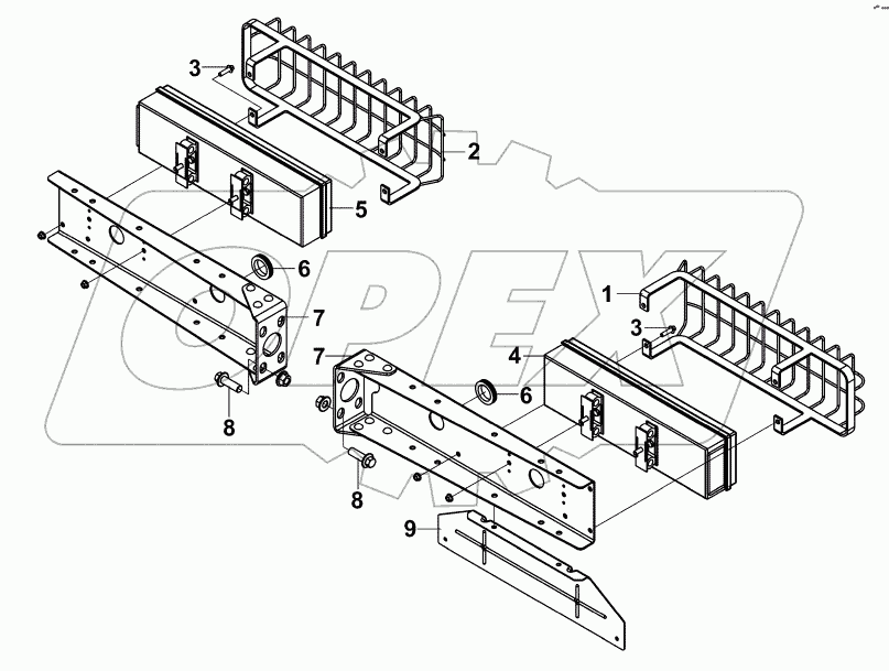 3773A-K21R0 Блок задней комбинированной лампы