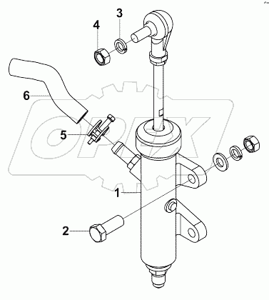 1604A-C0100 Агрегат главного цилиндра сцепления