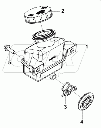 1606A-C0100 Масляный резервуар
