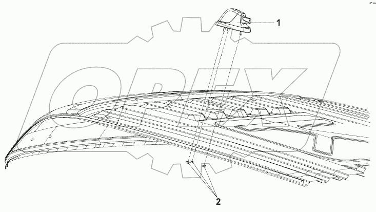 3731A-C1101 Болт передних габаритных огней