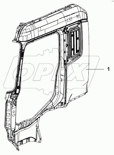 5401A-C0100 Блок сварки левой стенки