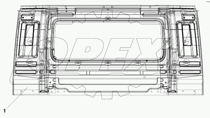 5601A-C0100 Блок сварки задней стенки