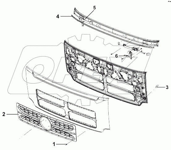 5301C-C0103 Блок маски передней стенки