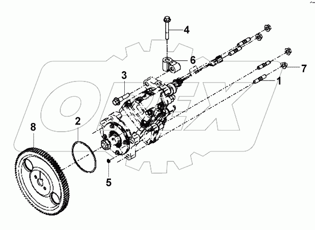 FP90238 Монтажный узел топливного насоса