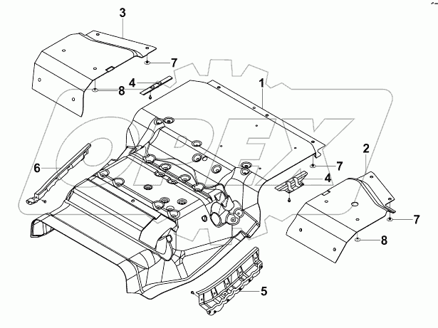 5110B-C0100 Теплоизоляционная подложка под пол