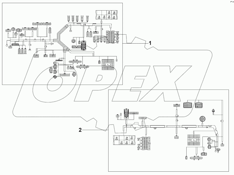 3724D-C01A8 Комплект жгута электропроводов кабины водителя