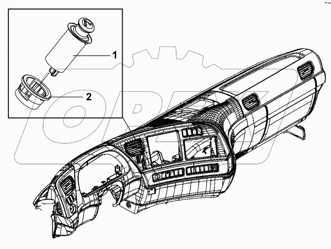 3725A-C0100 Группа прикуривателей