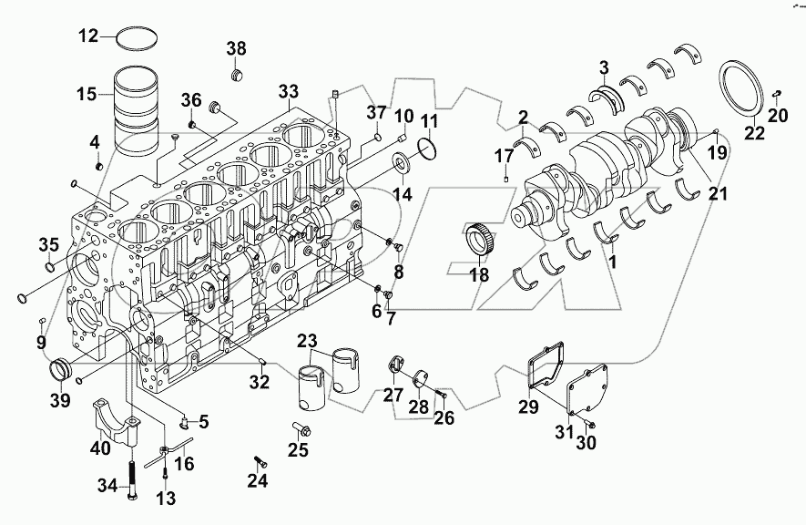 BB9081 Блок цилиндров