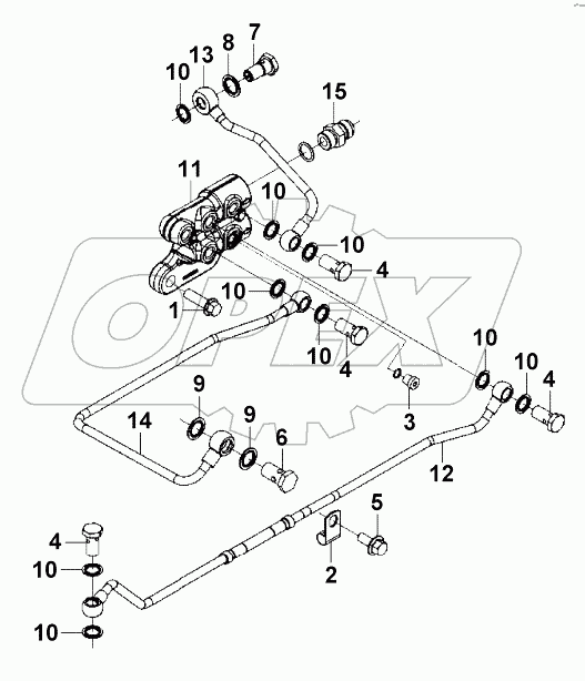 FT9384 Топливная магистраль