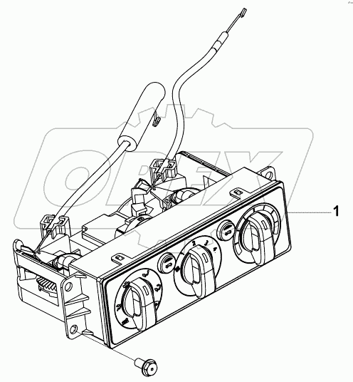 8112A-C0101 Агрегат устройств управления кондиционера