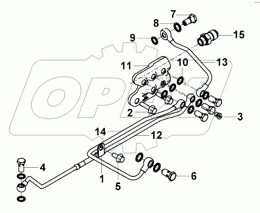 FT9554 Топливная магистраль